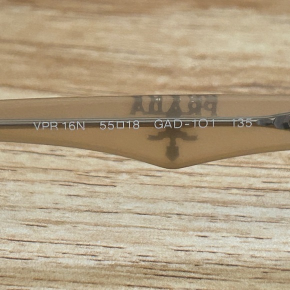 RARE translucent beige PRADA eyewear - Picture 5 of 13